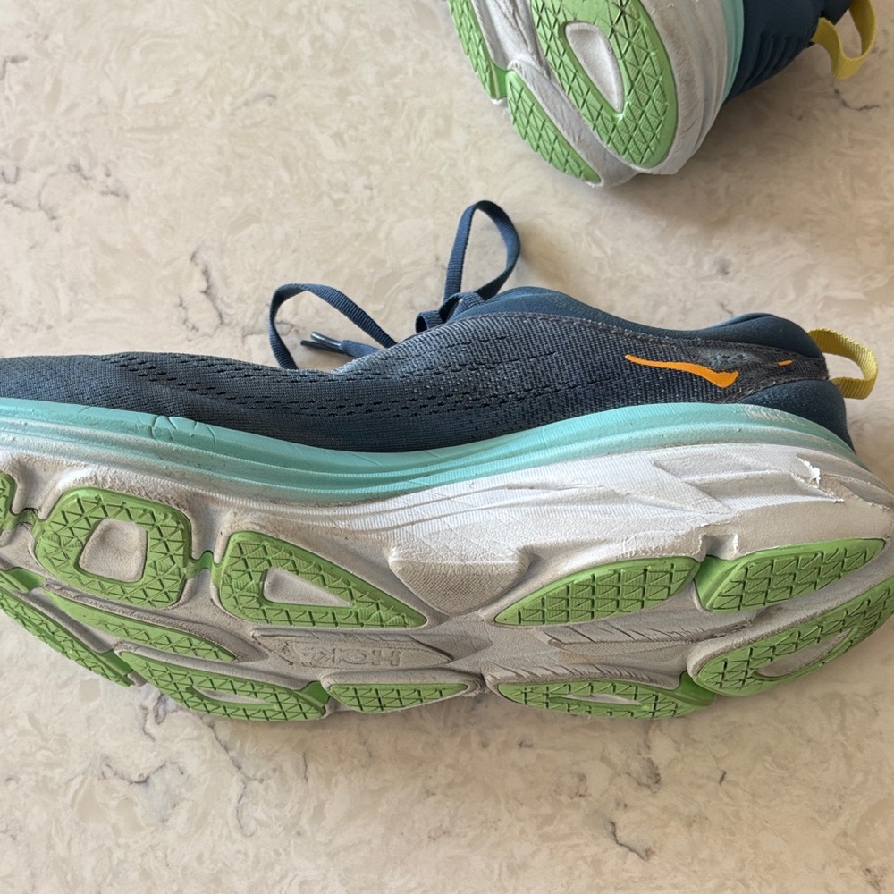 Hoka Blue and Teal Athletic Shoes - Picture 6 of 7